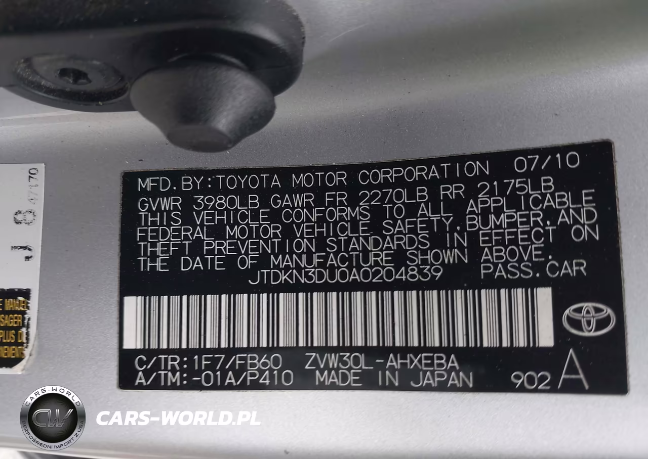 2010 Toyota Prius Ii VIN:JTDKN3DU0A0204839 - 9