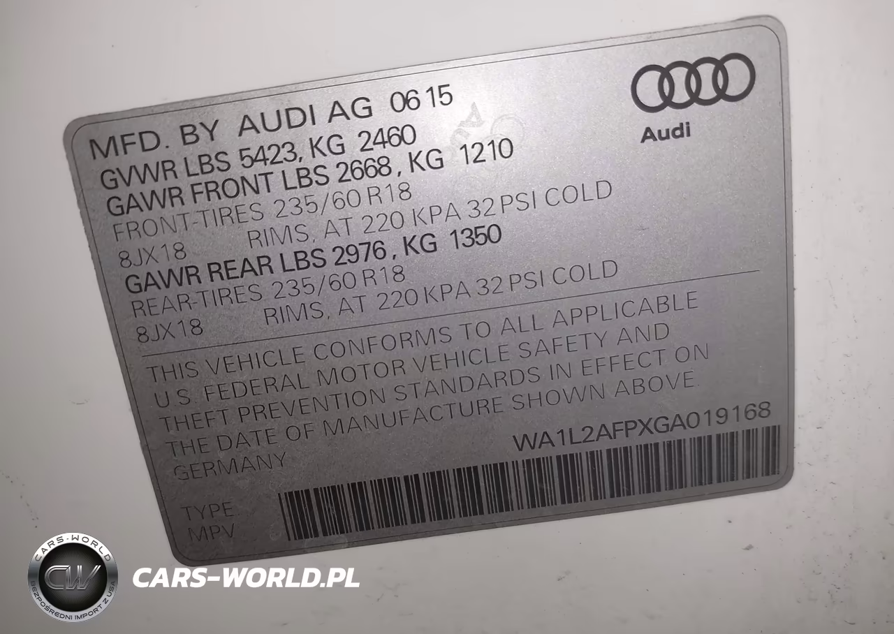 2016 Audi Q5 2.0T Premium VIN:WA1L2AFPXGA019168 - 9