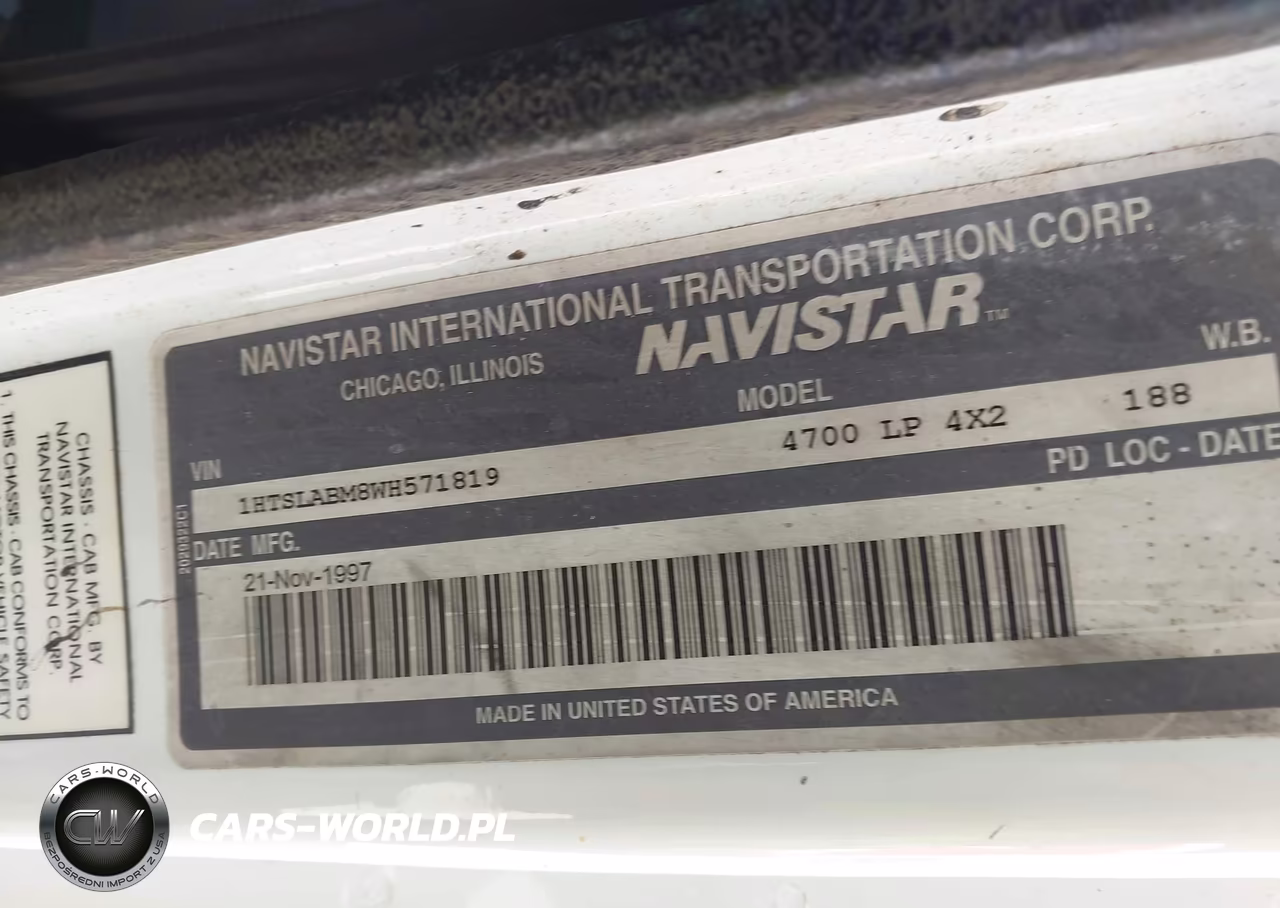 1998 International 4000 4700 VIN:1HTSLABM8WH571819 - 8