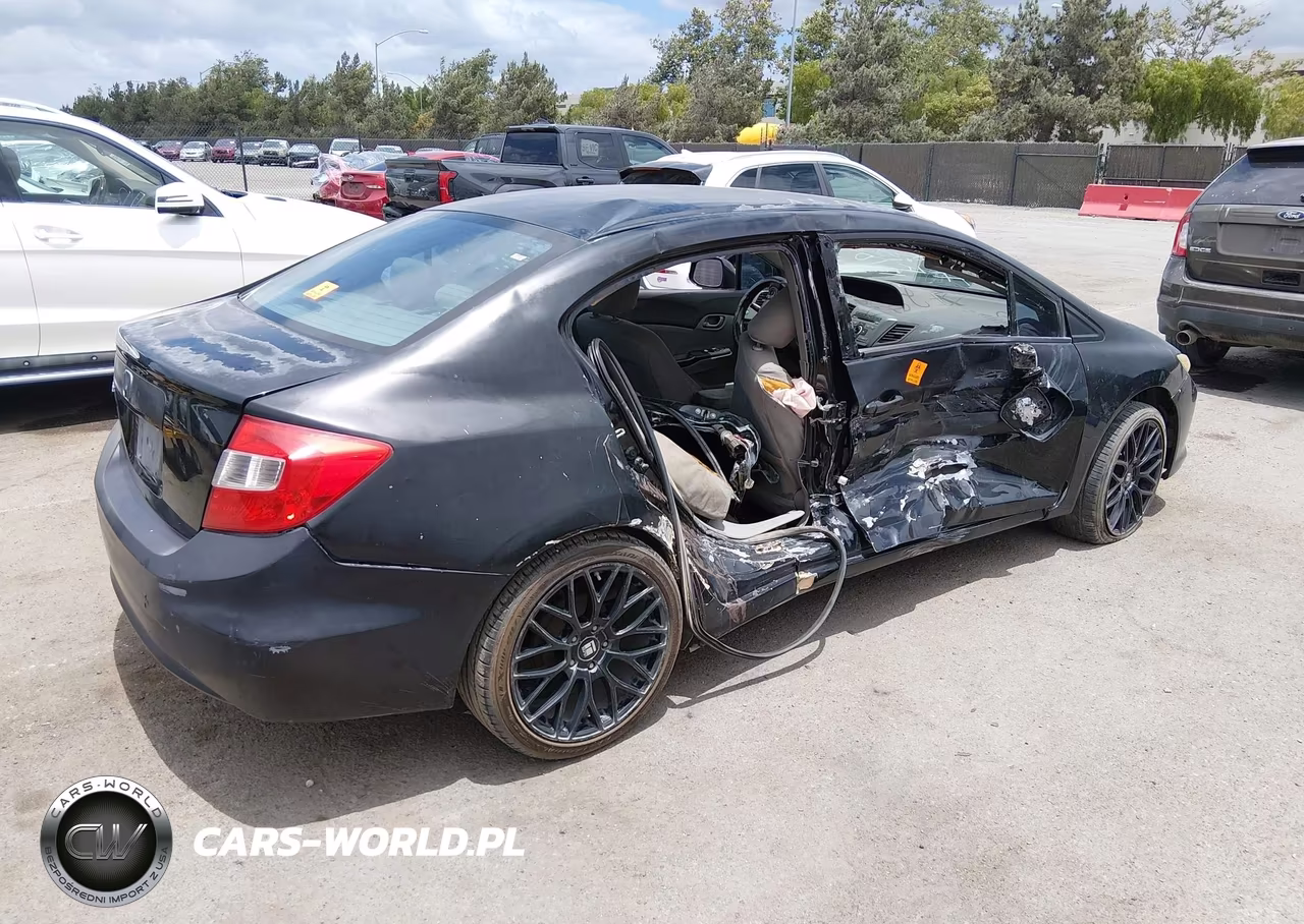 2012 Honda Civic Lx VIN:19XFB2F52CE302890 - 4