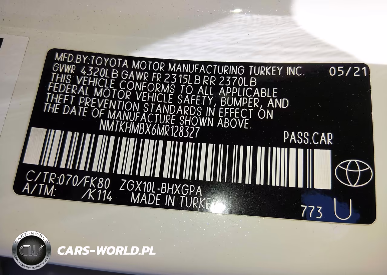 2021 Toyota C-Hr Xle VIN:NMTKHMBX6MR128327 - 9