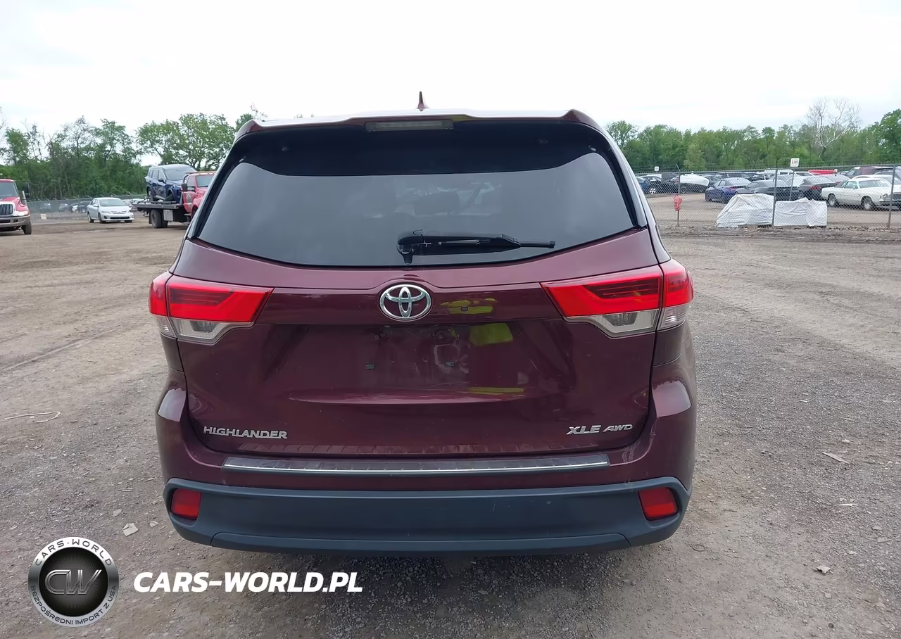 2019 Toyota Highlander Xle VIN:5TDJZRFH4KS985897 - 17