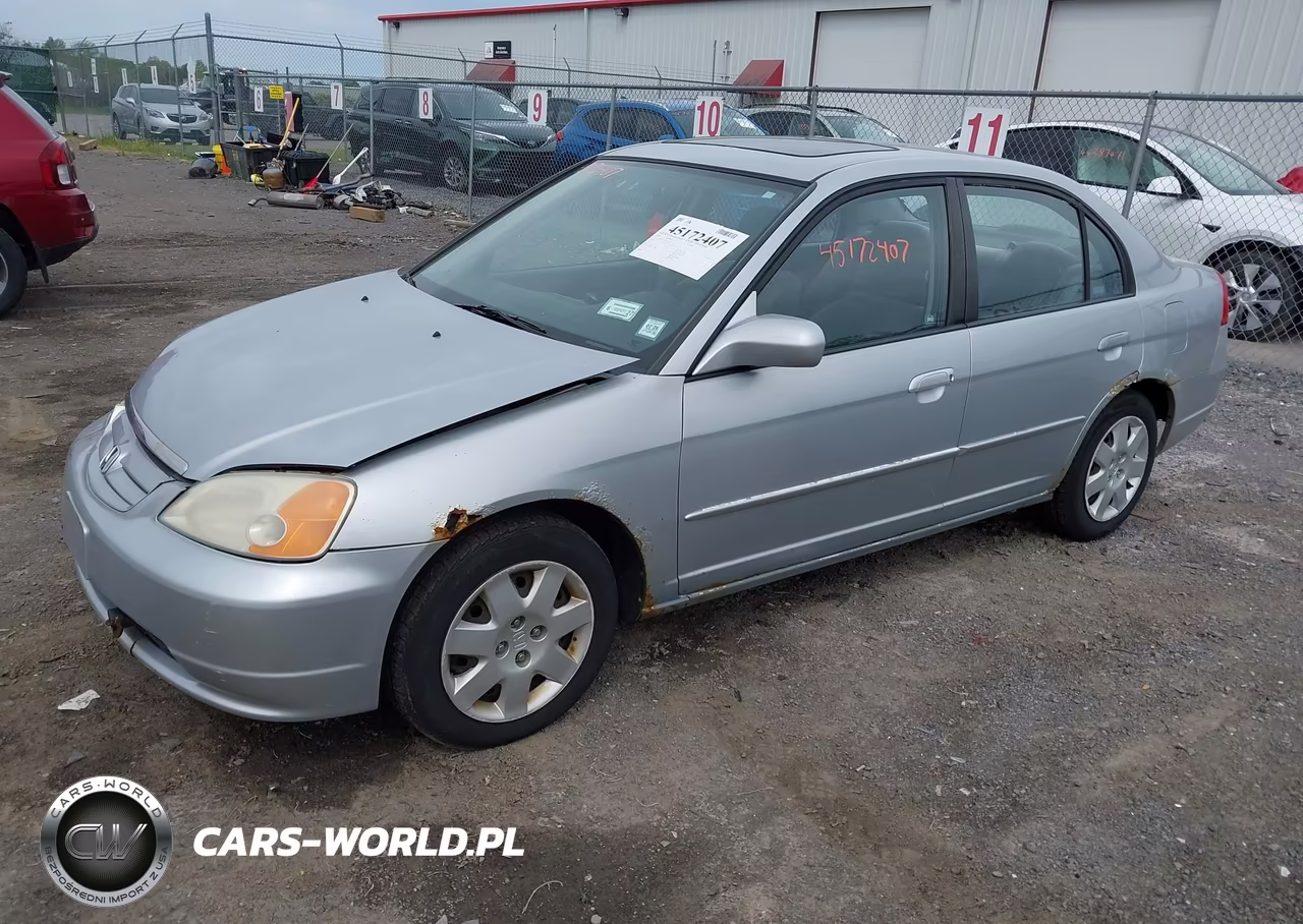 2001 Honda Civic Ex VIN:2HGES26751H512819 - 2