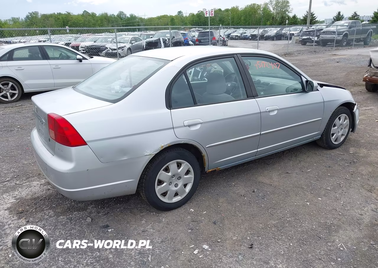 2001 Honda Civic Ex VIN:2HGES26751H512819 - 4