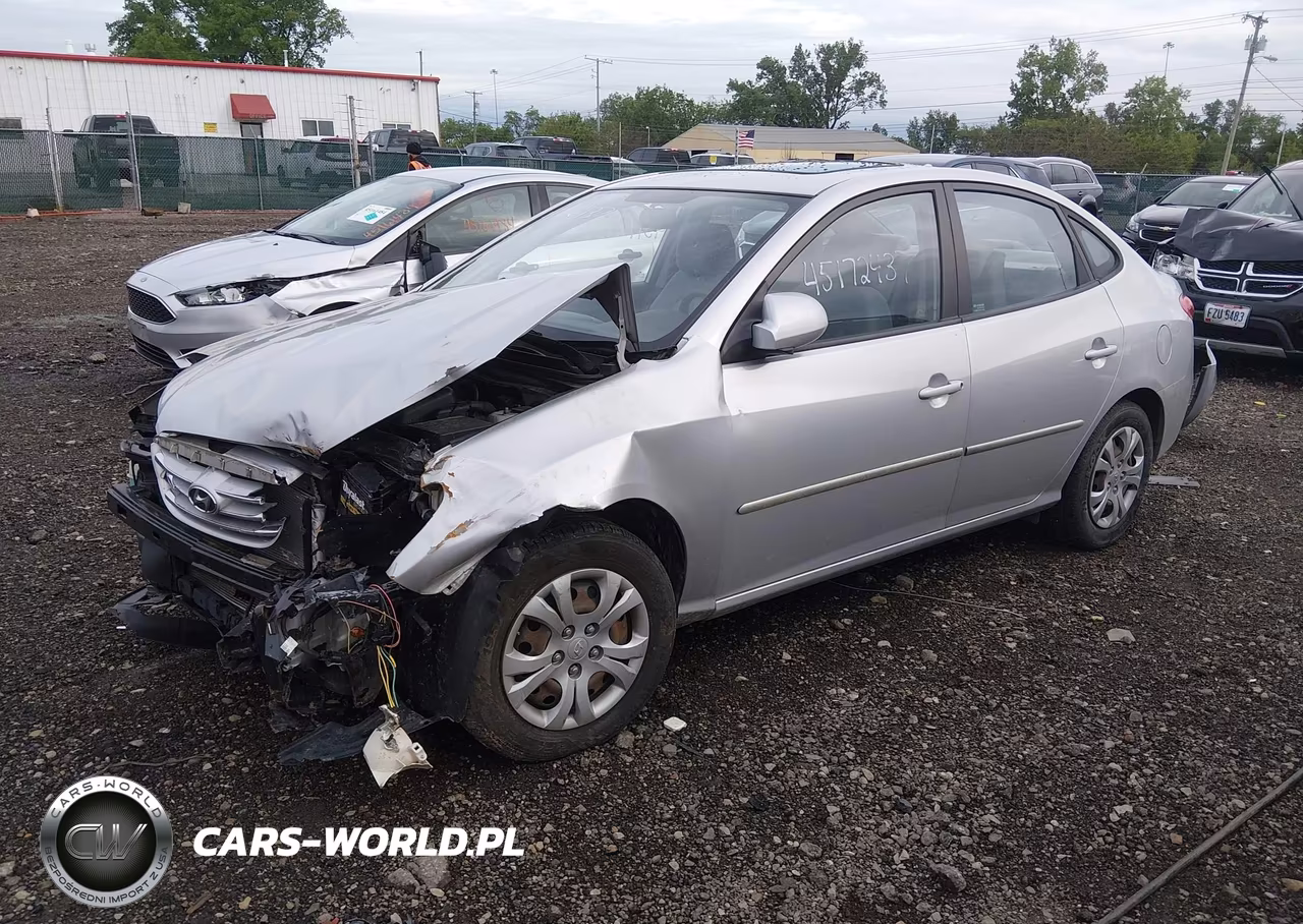 2010 Hyundai Elantra Blue VIN:KMHDU4AD4AU858334 - 2