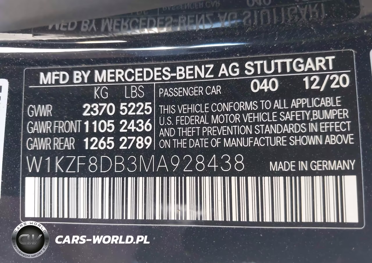 2021 Mercedes-Benz E 350 VIN:W1KZF8DB3MA928438 - 9