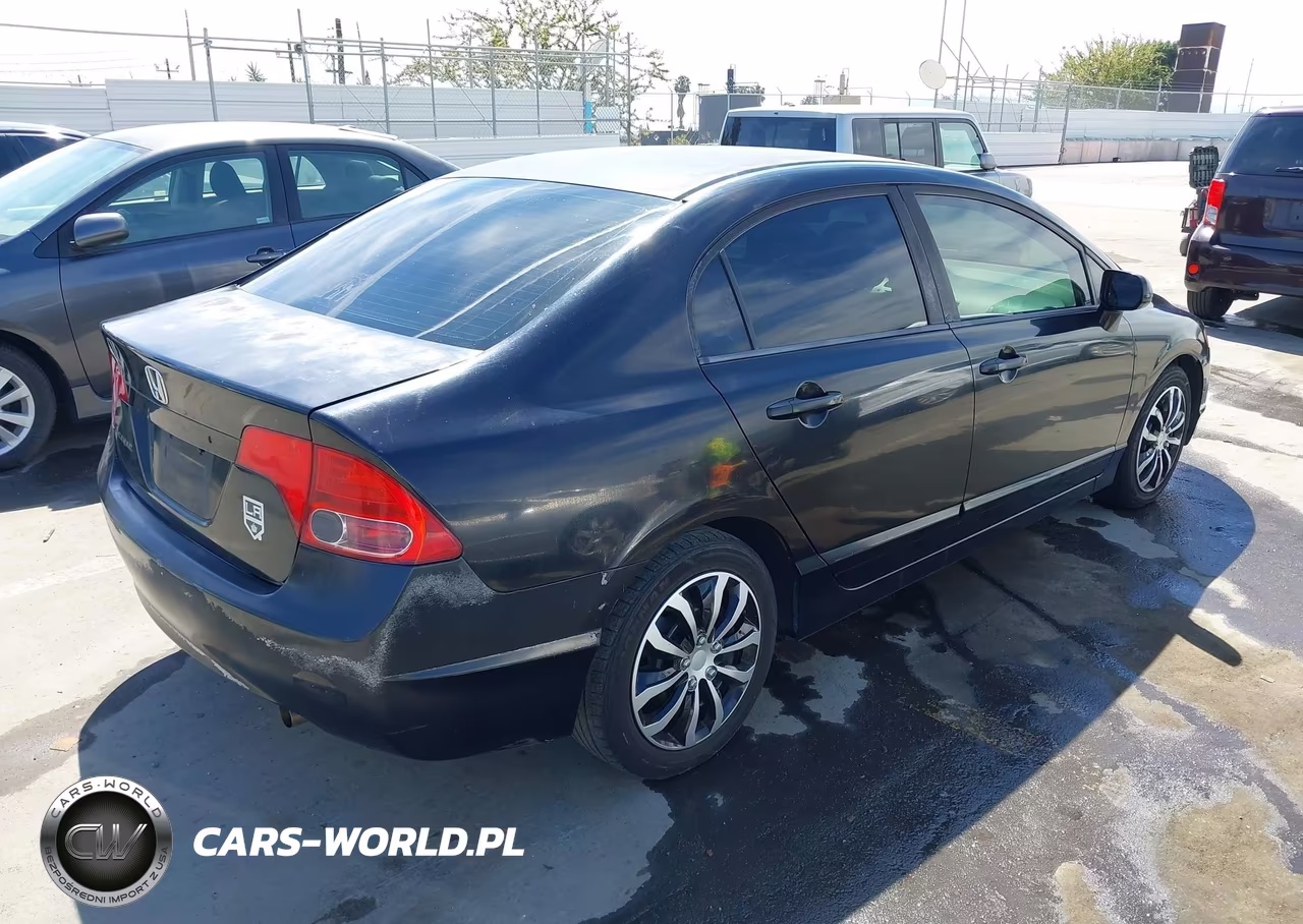 2007 Honda Civic Lx VIN:JHMFA16527S004452 - 4
