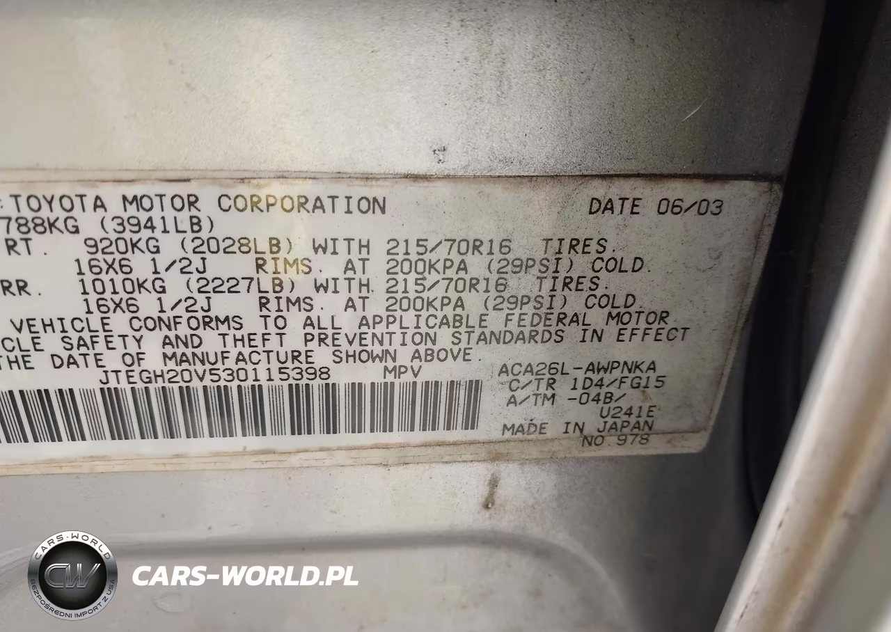 2003 Toyota Rav4 VIN:JTEGH20V530115398 - 9