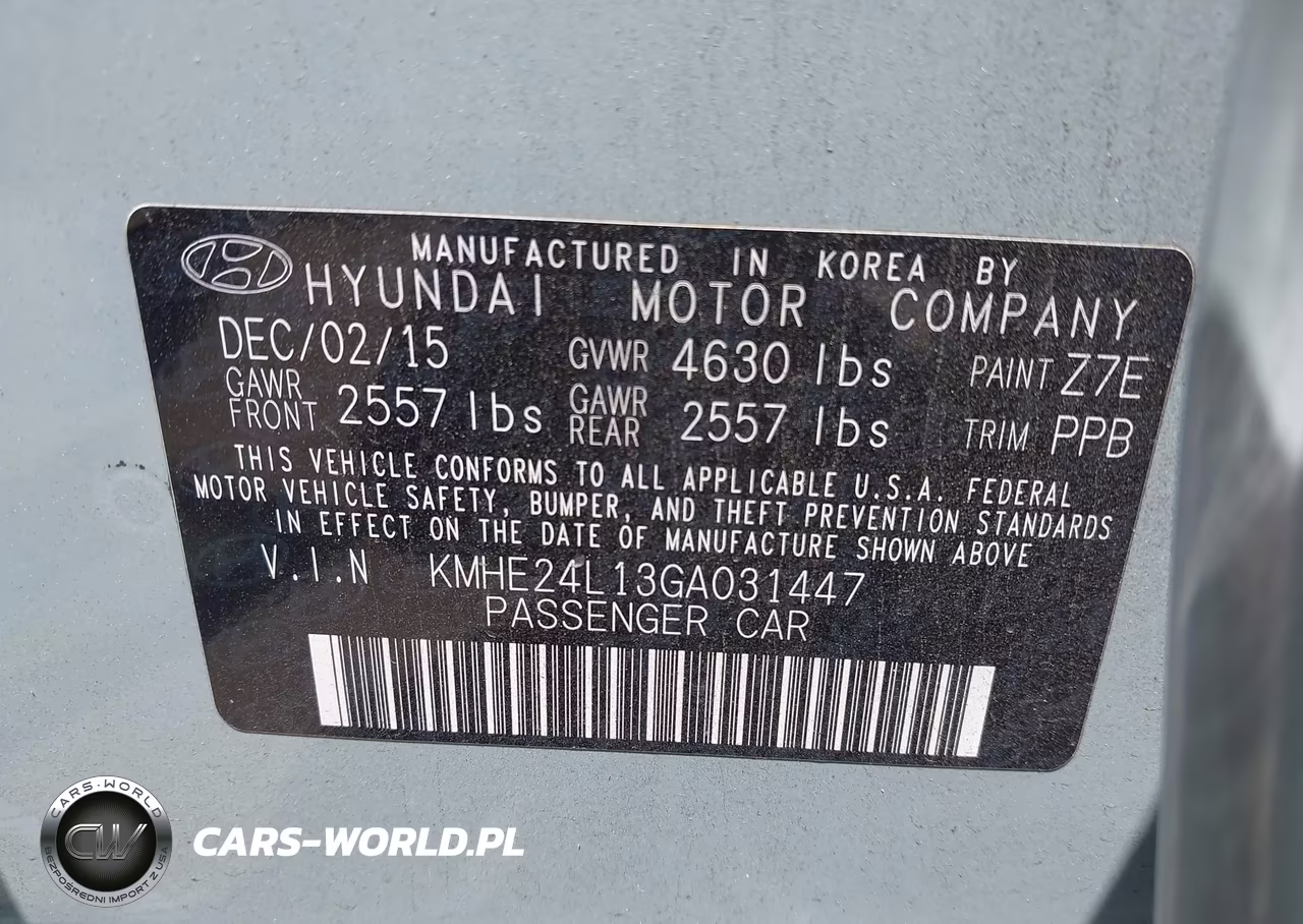 2016 Hyundai Sonata Hybrid Se VIN:KMHE24L13GA031447 - 9