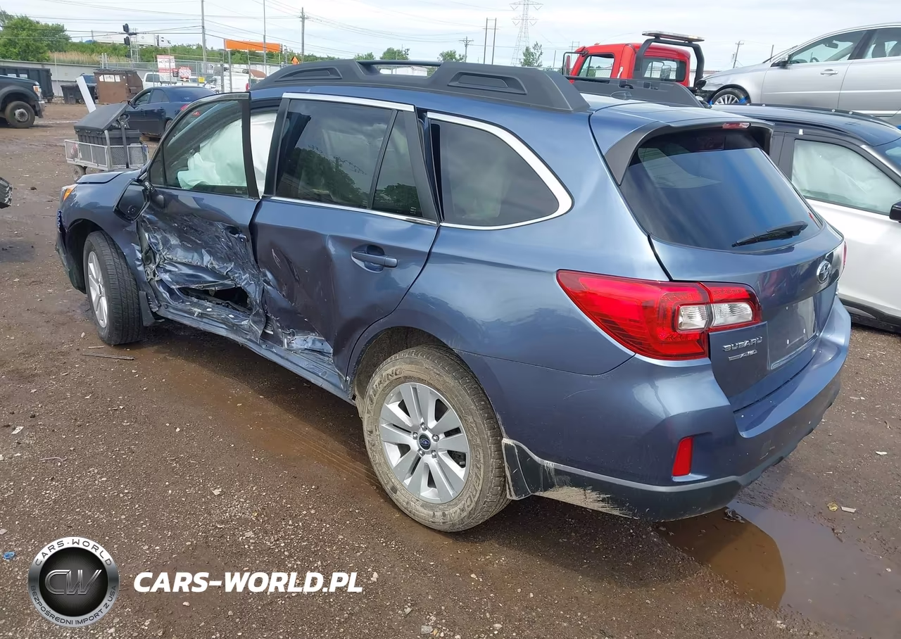2015 Subaru Outback 2.5I Premium VIN:4S4BSBCC9F3343462 - 3