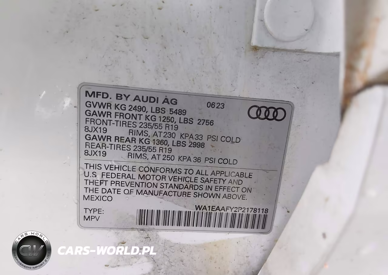 2023 Audi Q5 Premium Plus 45 Tfsi S Line Quattro VIN:WA1EAAFY2P2178118 - 9