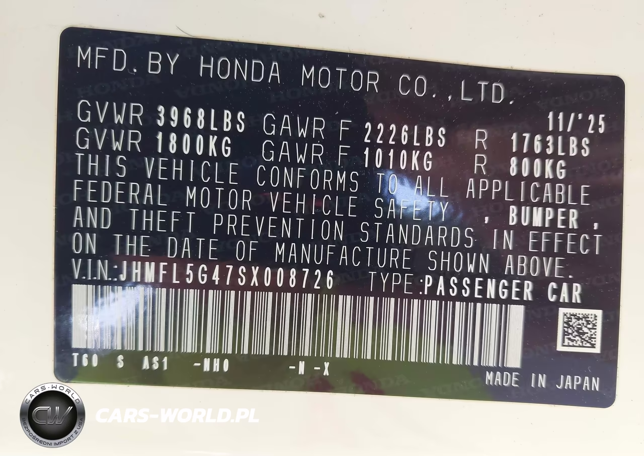 2025 Honda Civic Type R VIN:JHMFL5G47SX008726 - 9