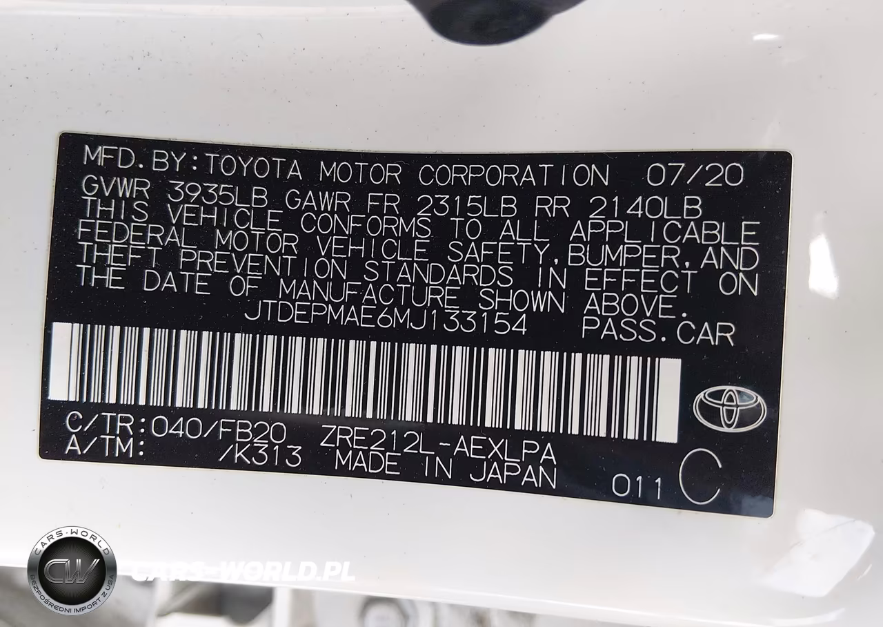 2021 Toyota Corolla Le VIN:JTDEPMAE6MJ133154 - 9