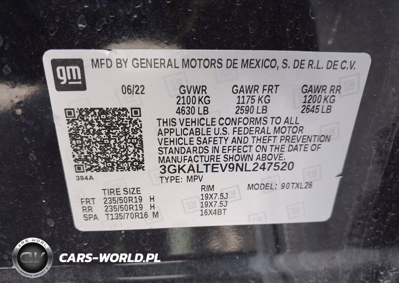 2022 GMC Terrain Awd Sle VIN:3GKALTEV9NL247520 - 9