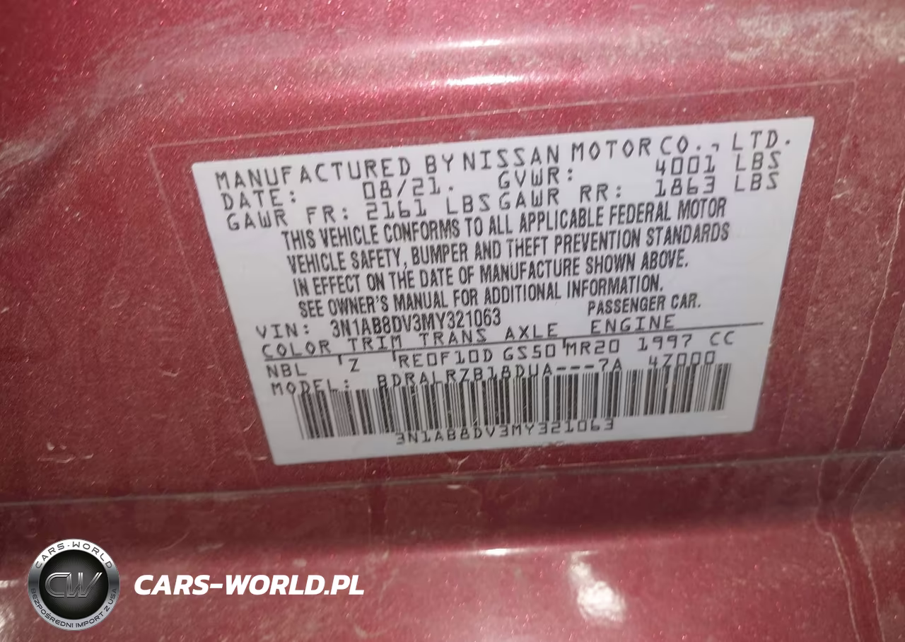2021 Nissan Sentra Sr Xtronic Cvt VIN:3N1AB8DV3MY321063 - 9