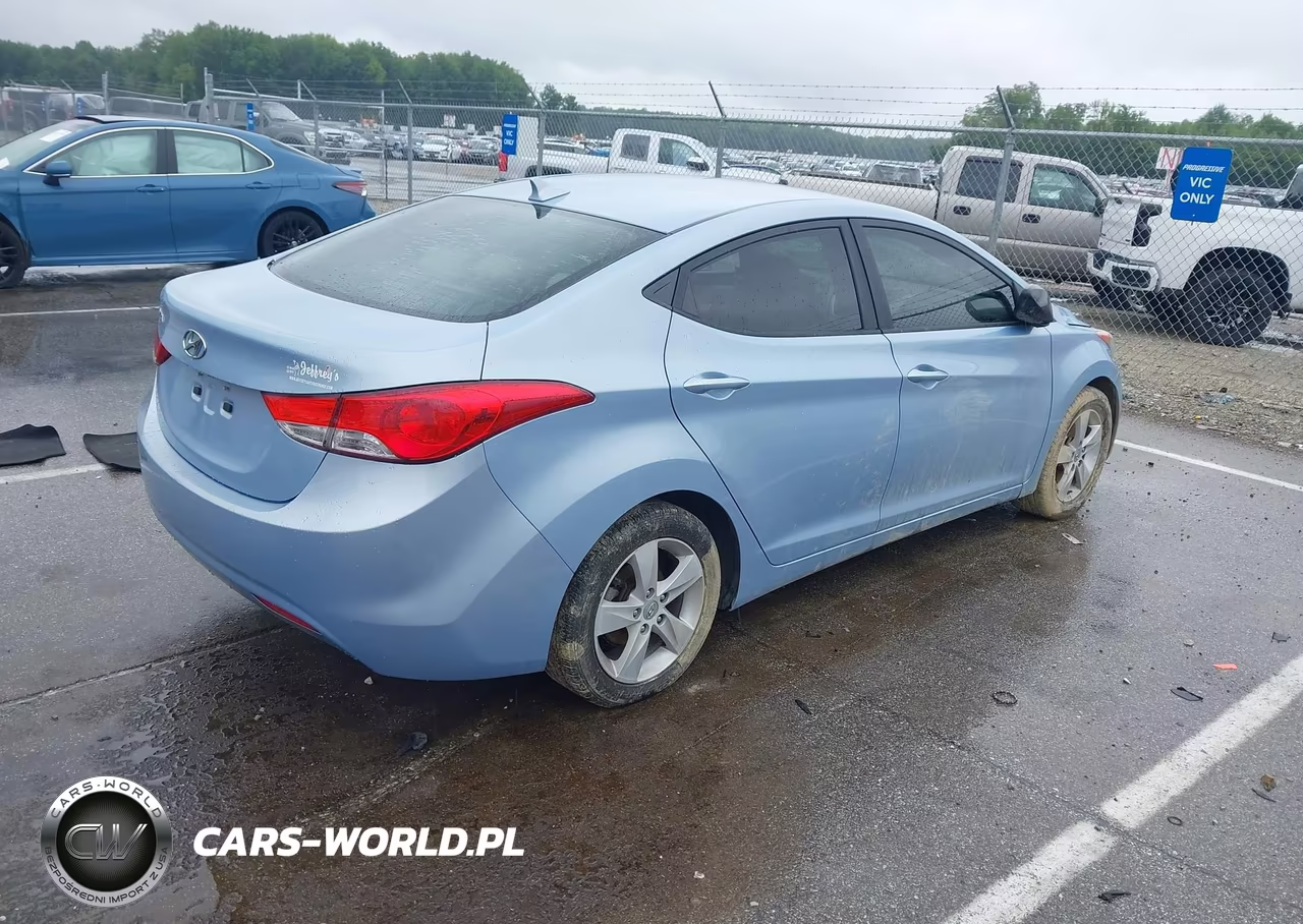 2012 Hyundai Elantra Gls (Ulsan Plant) VIN:KMHDH4AE3CU384568 - 4