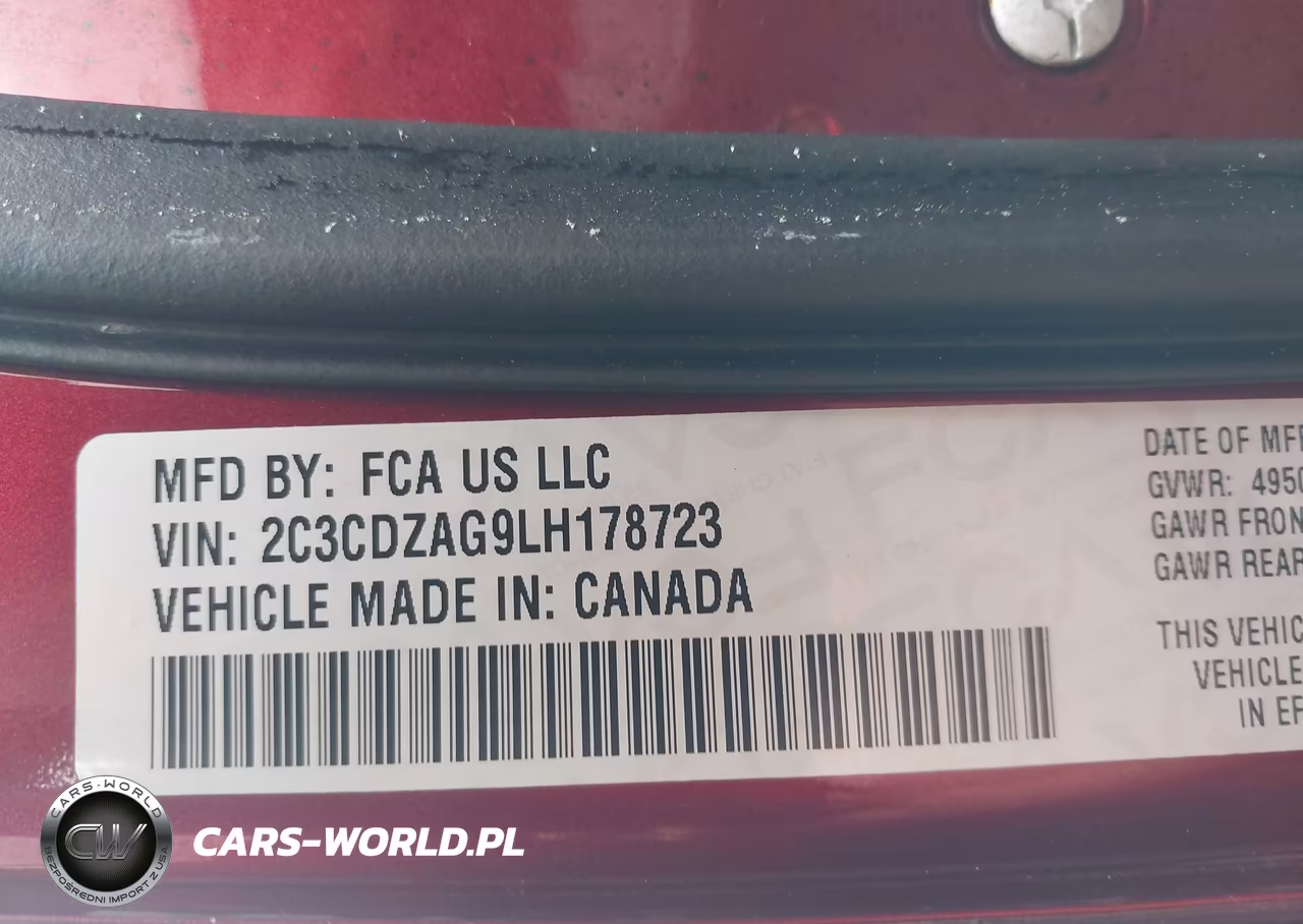 2020 Dodge Challenger Sxt VIN:2C3CDZAG9LH178723 - 9