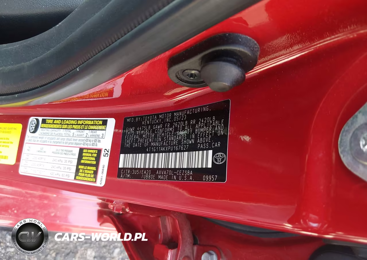 2023 Toyota Camry Se VIN:4T1G11AKXPU167627 - 9
