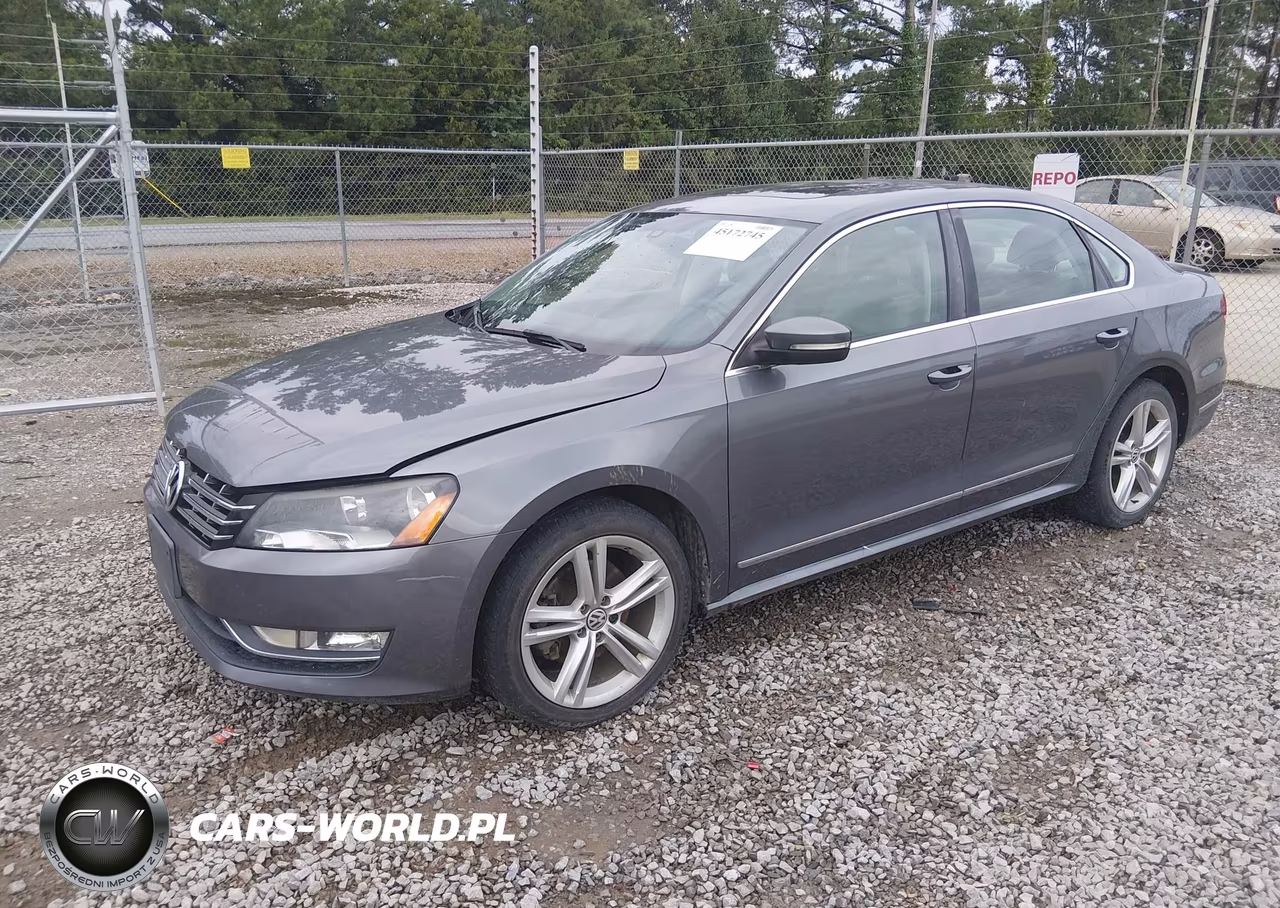 2014 Volkswagen Passat 2.0L Tdi Sel Premium VIN:1VWCN7A36EC071593 - 2