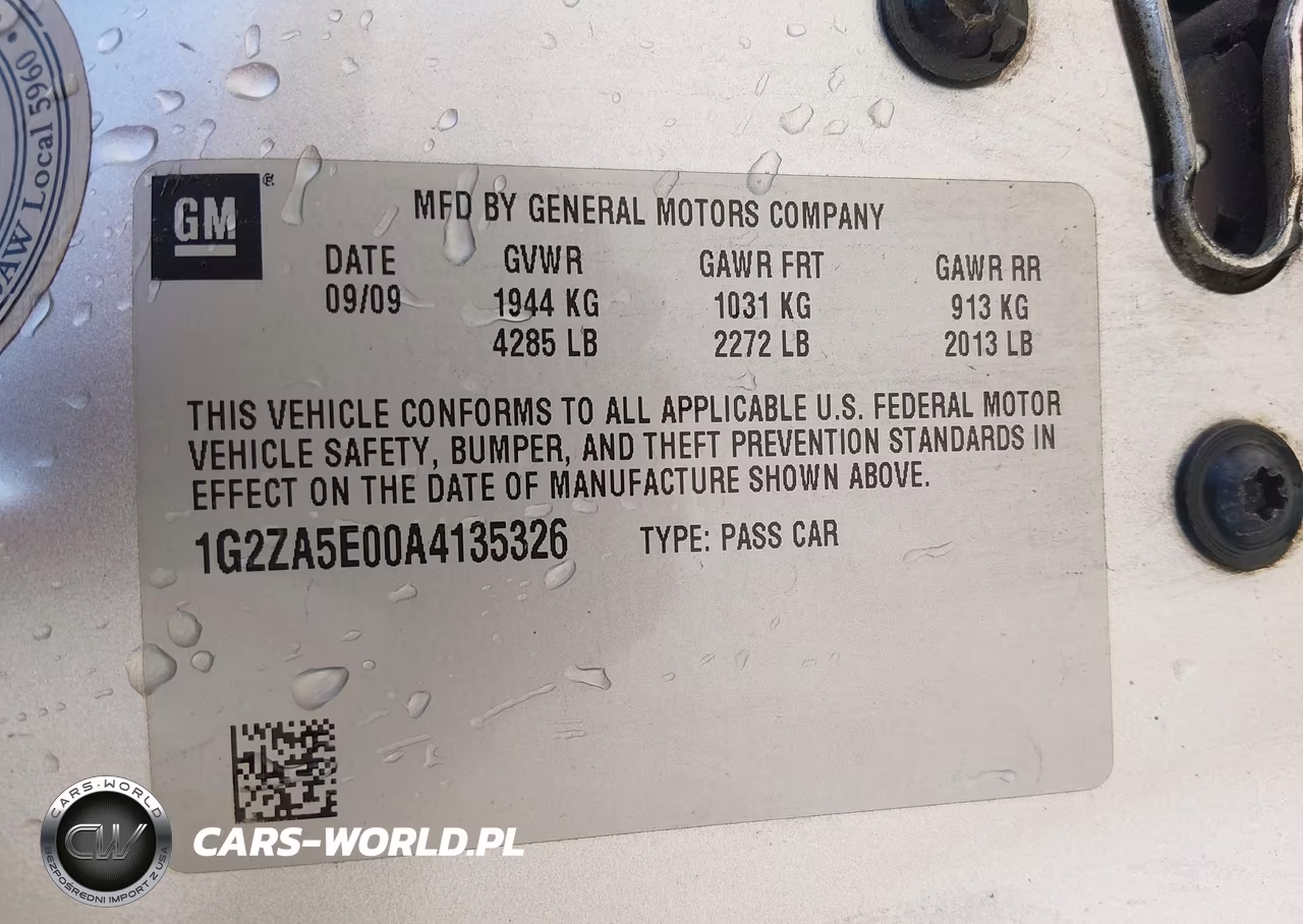 2010 Pontiac G6 VIN:1G2ZA5E00A4135326 - 9