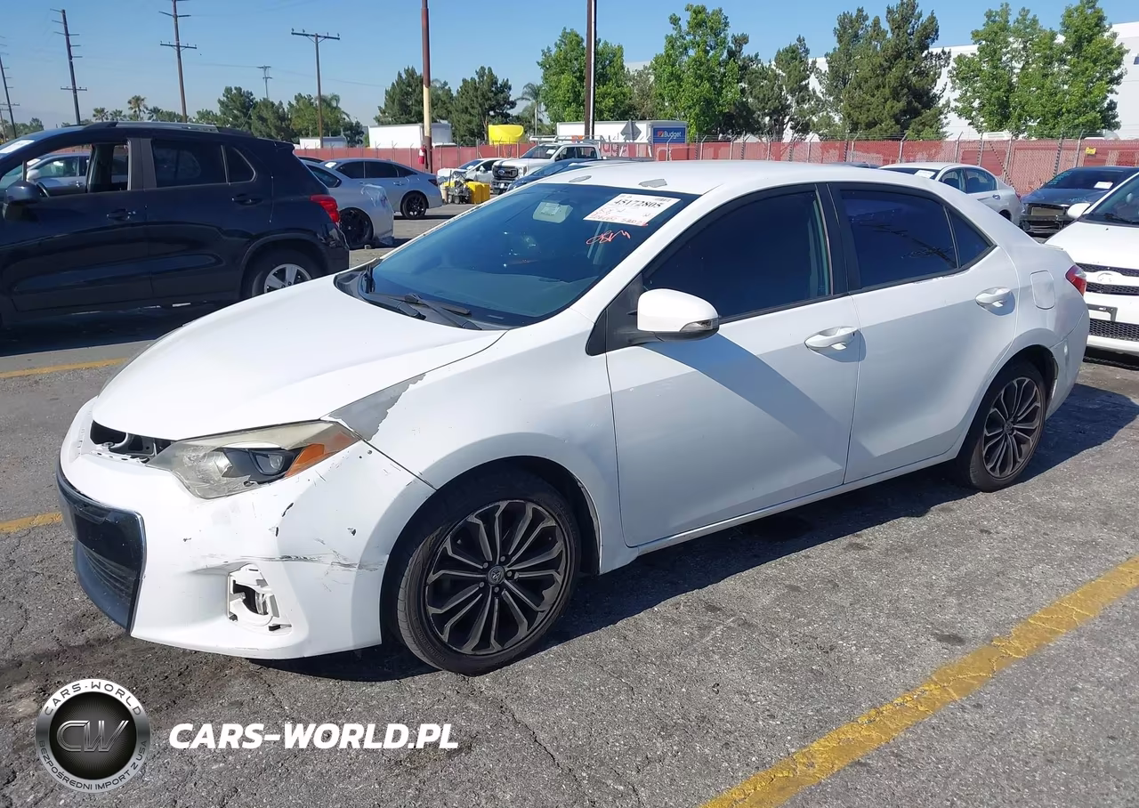 2015 Toyota Corolla S Plus VIN:5YFBURHE3FP209409 - 2