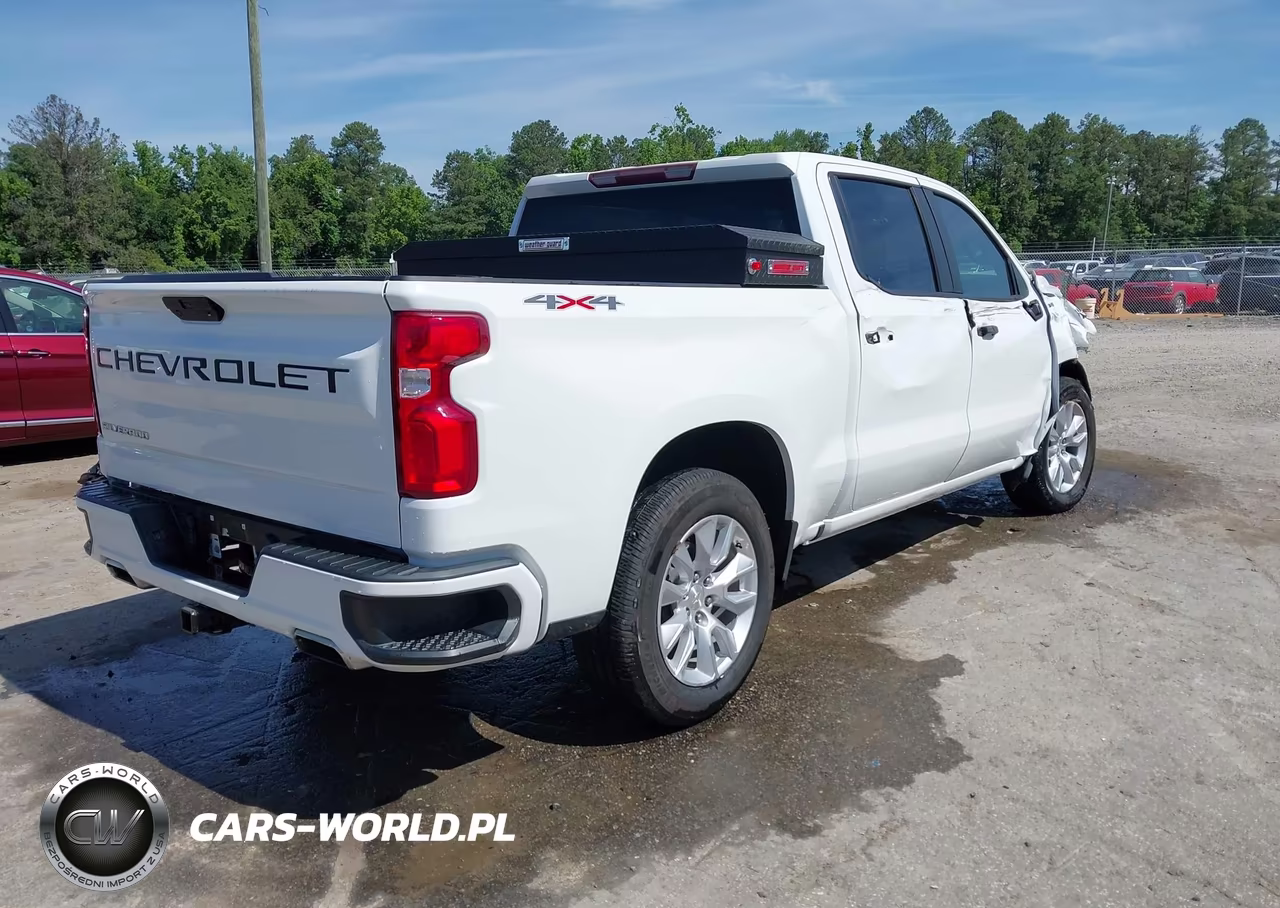 2020 Chevrolet Silverado 1500 4Wd Short Bed Custom VIN:1GCUYBEF9LZ335499 - 4