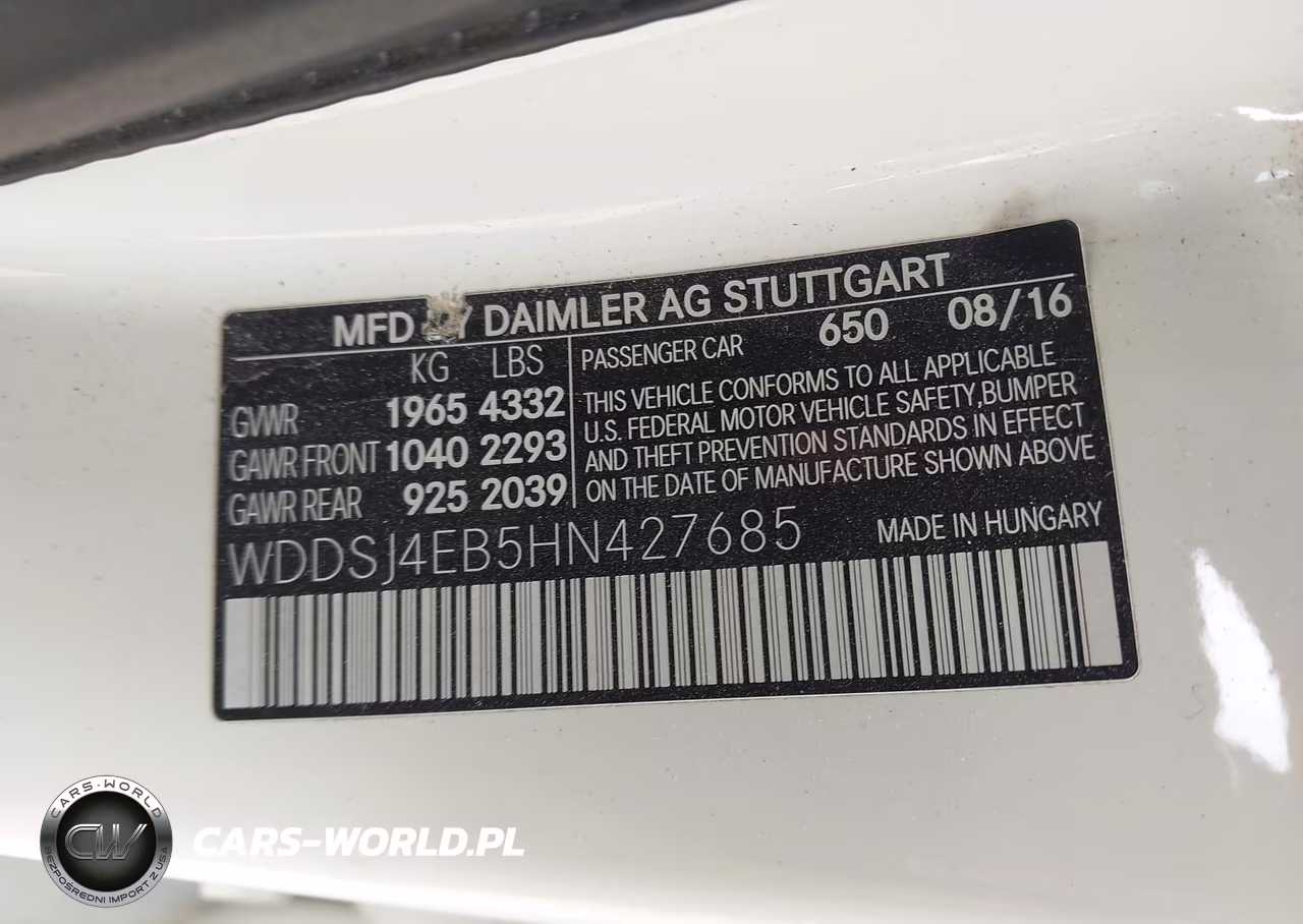 2017 Mercedes-Benz Cla 250 VIN:WDDSJ4EB5HN427685 - 9