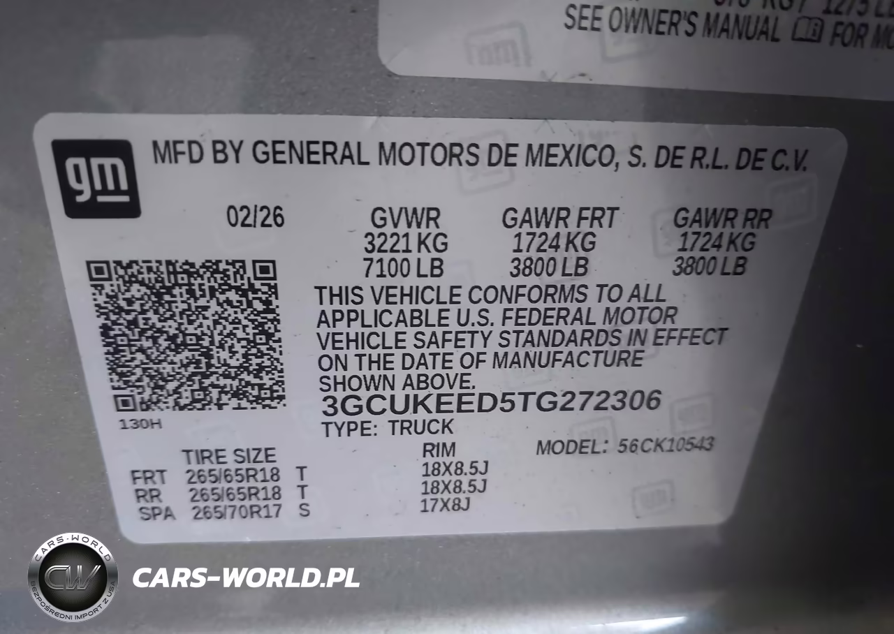 2026 Chevrolet Silverado 1500 4Wd Short Bed Rst VIN:3GCUKEED5TG272306 - 9