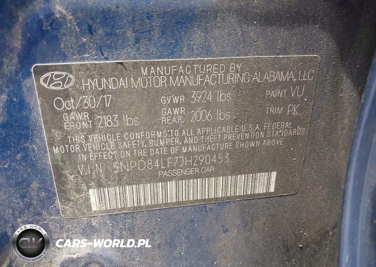 2018 Hyundai Elantra Sel VIN:5NPD84LF7JH290453 - 9