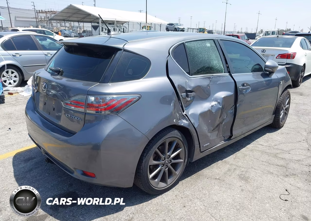 2012 Lexus Ct 200H Premium VIN:JTHKD5BH2C2110035 - 4