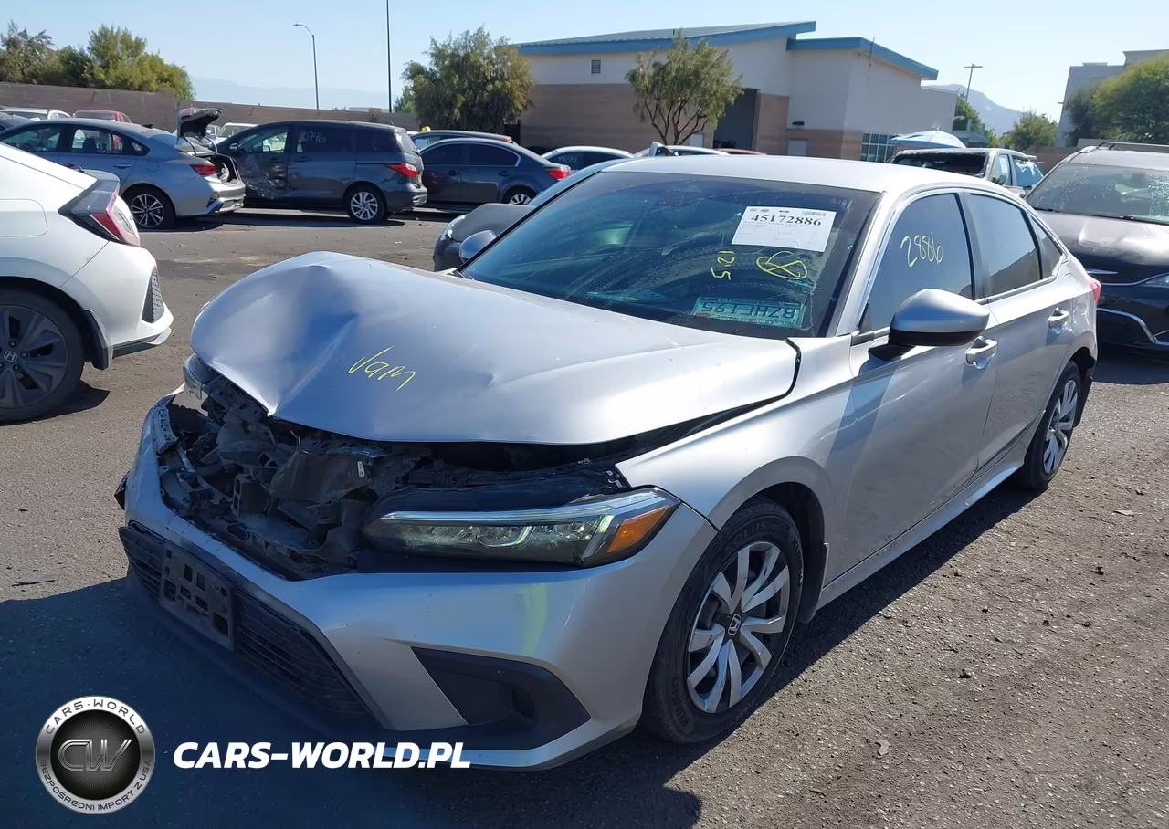 2022 Honda Civic Lx VIN:2HGFE2F26NH545480 - 2