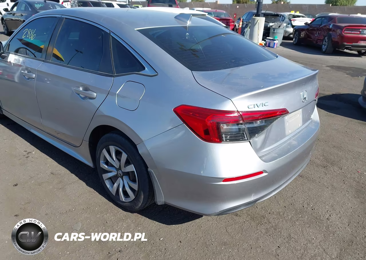 2022 Honda Civic Lx VIN:2HGFE2F26NH545480 - 3