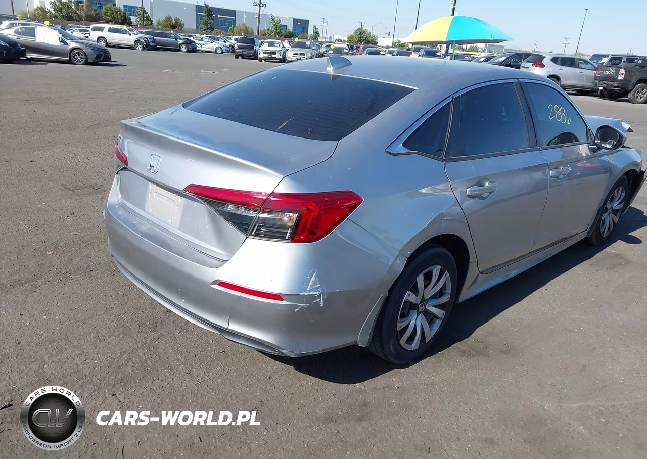 2022 Honda Civic Lx VIN:2HGFE2F26NH545480 - 4