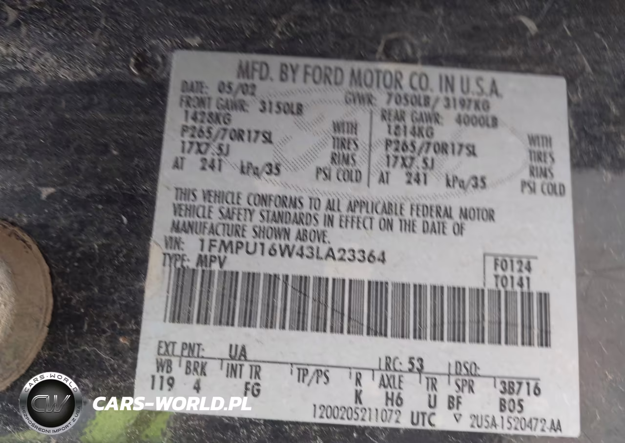 2003 Ford Expedition Xlt VIN:1FMPU16W43LA23364 - 9