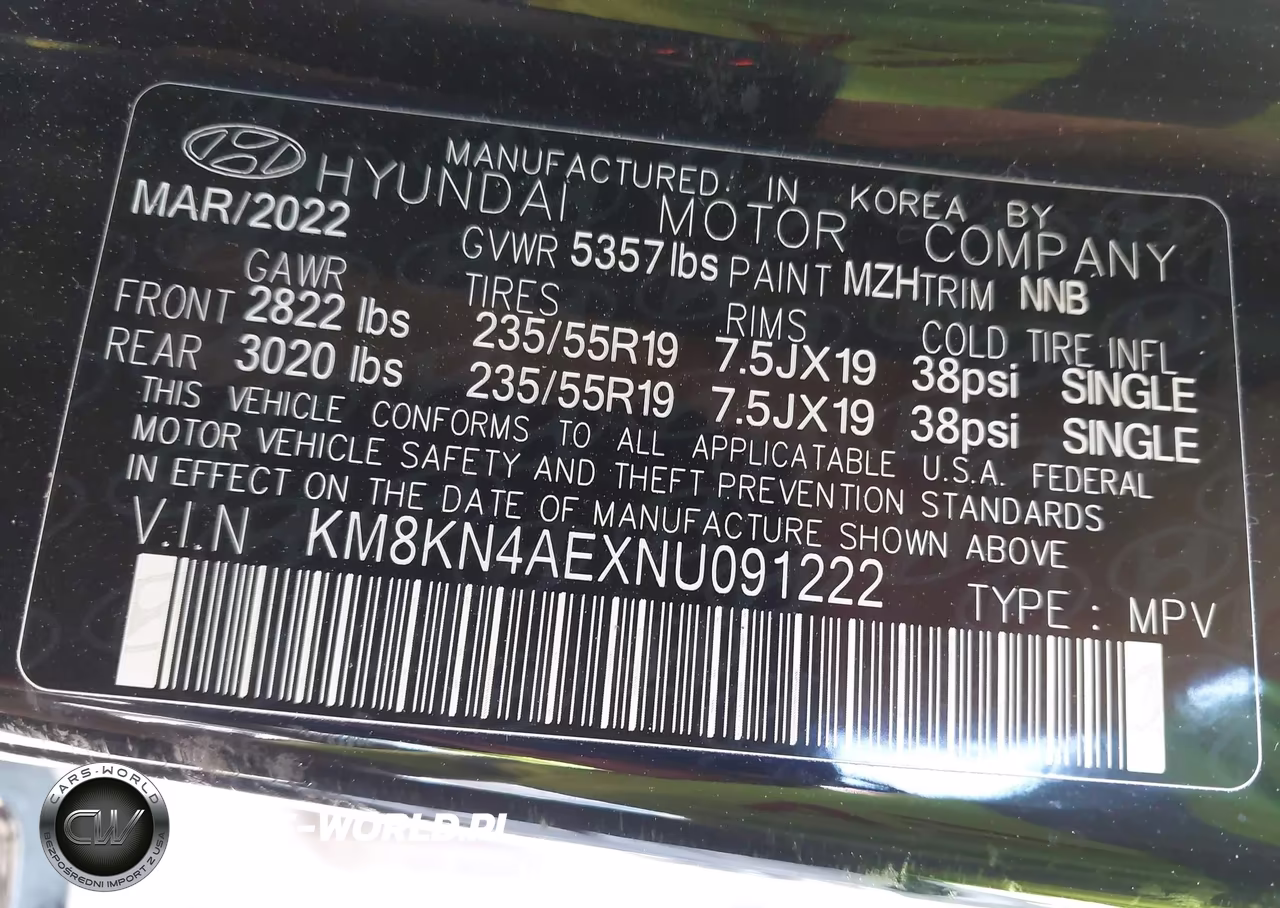 2022 Hyundai Ioniq 5 Sel VIN:KM8KN4AEXNU091222 - 9