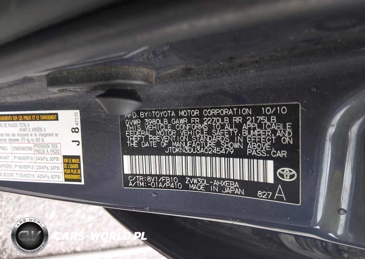2010 Toyota Prius Ii VIN:JTDKN3DU3A0245479 - 9