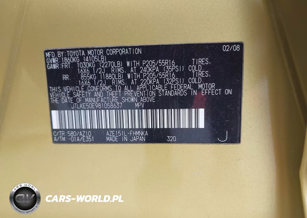 2008 Scion Xb VIN:JTLKE50E981058637 - 9