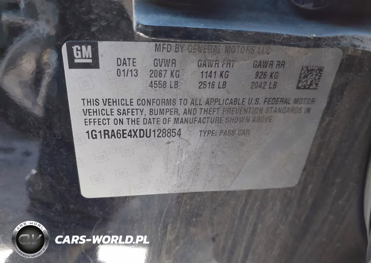 2013 Chevrolet Volt VIN:1G1RA6E4XDU128854 - 9