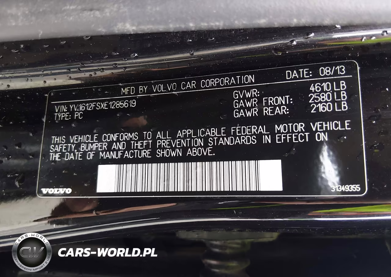 2014 Volvo S60 T5 VIN:YV1612FSXE1285619 - 9