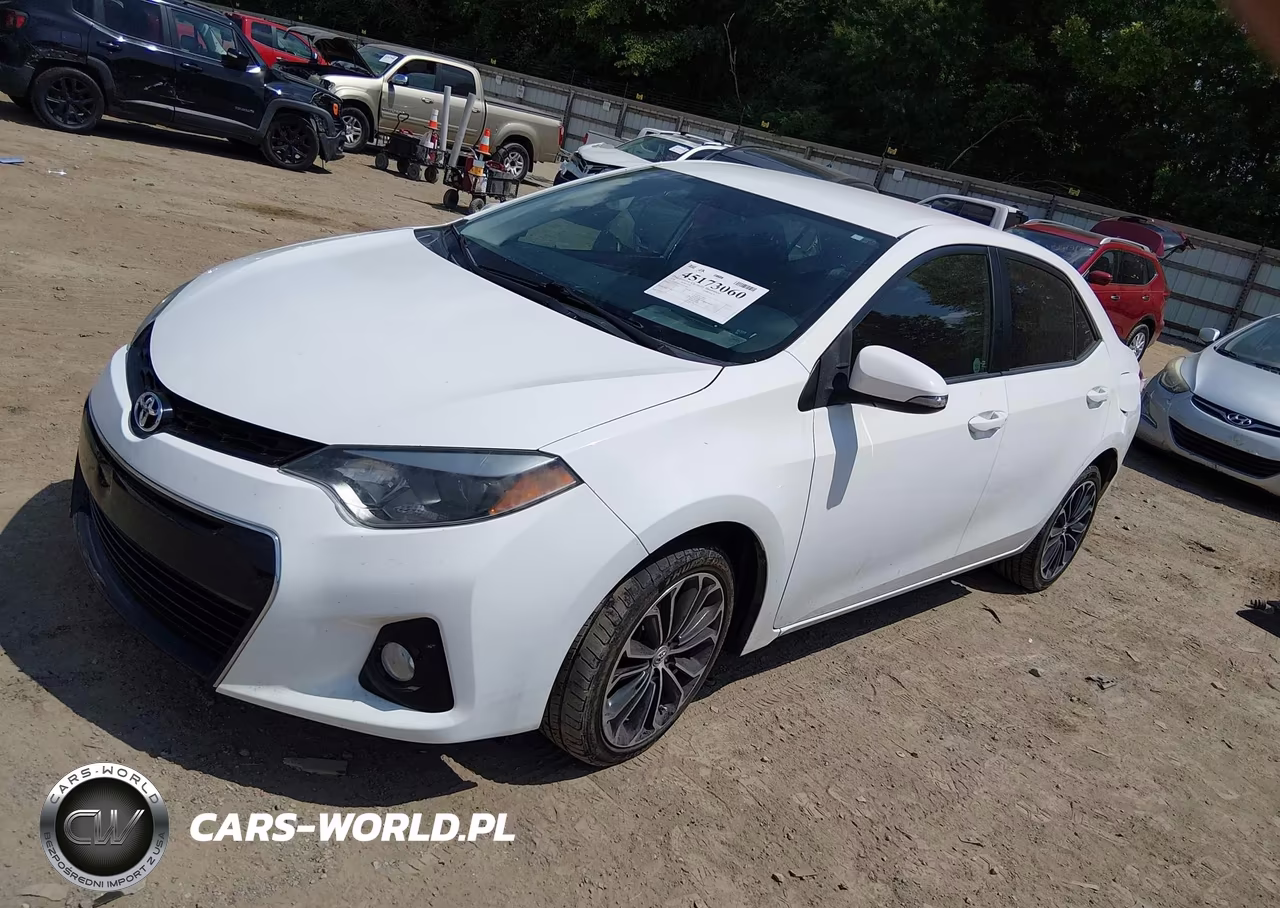 2016 Toyota Corolla S Plus VIN:2T1BURHE3GC739624 - 2