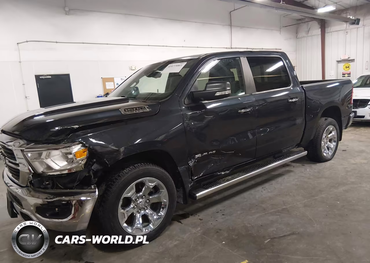 2019 Ram 1500 Big Horn-Lone Star 4X4 5'7 Box VIN:1C6SRFFT9KN704505 - 2