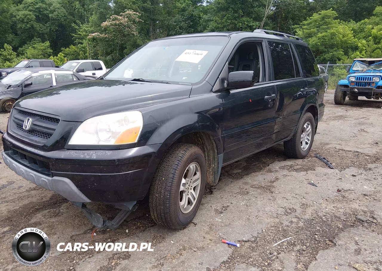 2004 Honda Pilot Ex-L VIN:2HKYF18784H600489 - 2