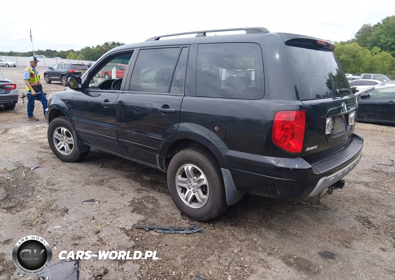 2004 Honda Pilot Ex-L VIN:2HKYF18784H600489 - 3