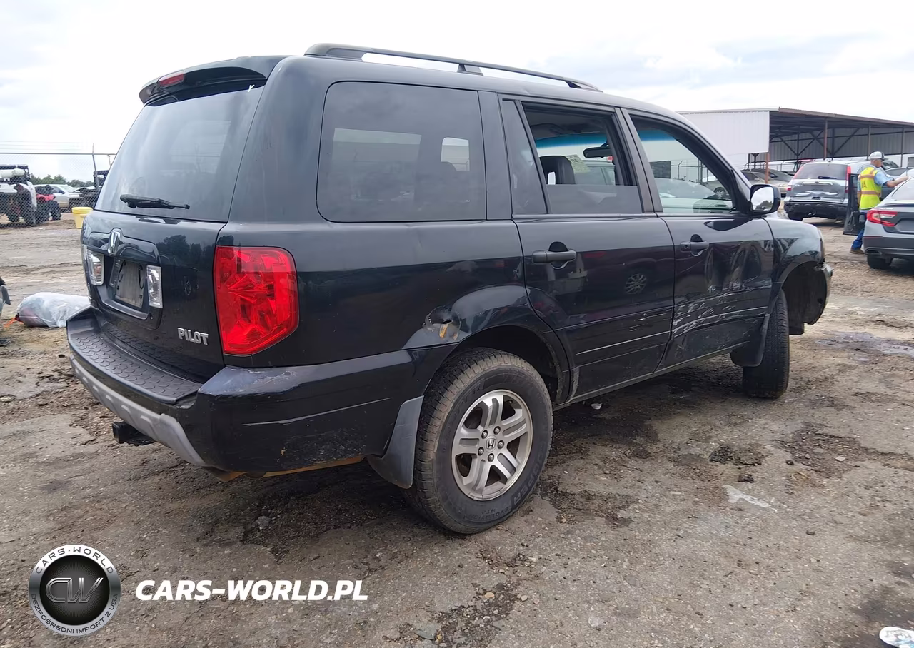 2004 Honda Pilot Ex-L VIN:2HKYF18784H600489 - 4