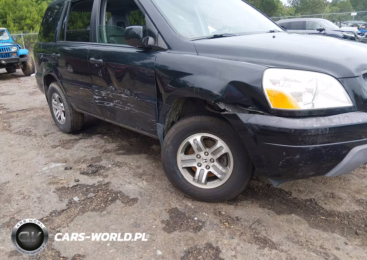 2004 Honda Pilot Ex-L VIN:2HKYF18784H600489 - 6