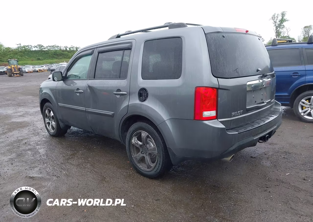 2012 Honda Pilot Ex-L VIN:5FNYF4H65CB035642 - 3