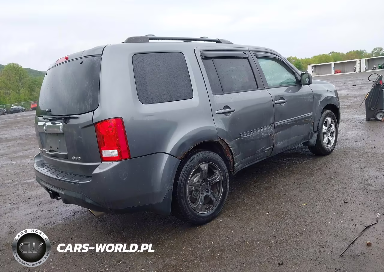 2012 Honda Pilot Ex-L VIN:5FNYF4H65CB035642 - 4