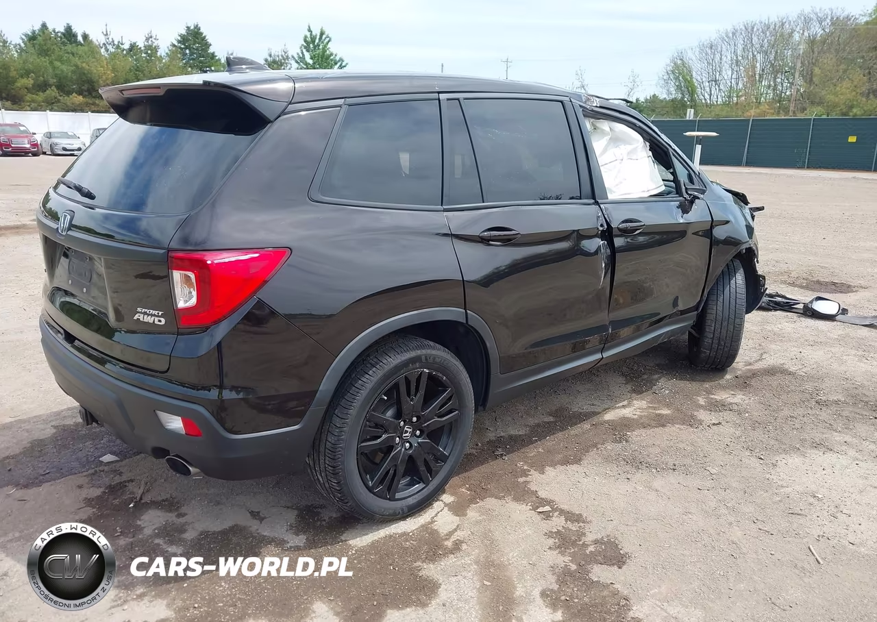 2021 Honda Passport Awd Sport VIN:5FNYF8H20MB014073 - 4
