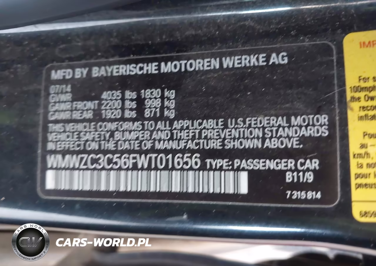 2015 Mini Countryman Cooper S VIN:WMWZC3C56FWT01656 - 9