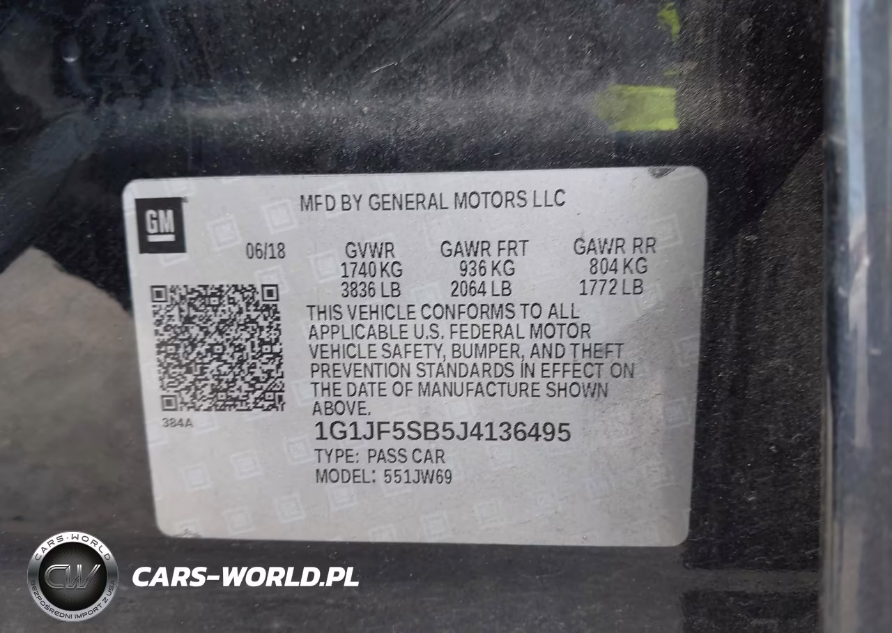 2018 Chevrolet Sonic Premier Auto VIN:1G1JF5SB5J4136495 - 9